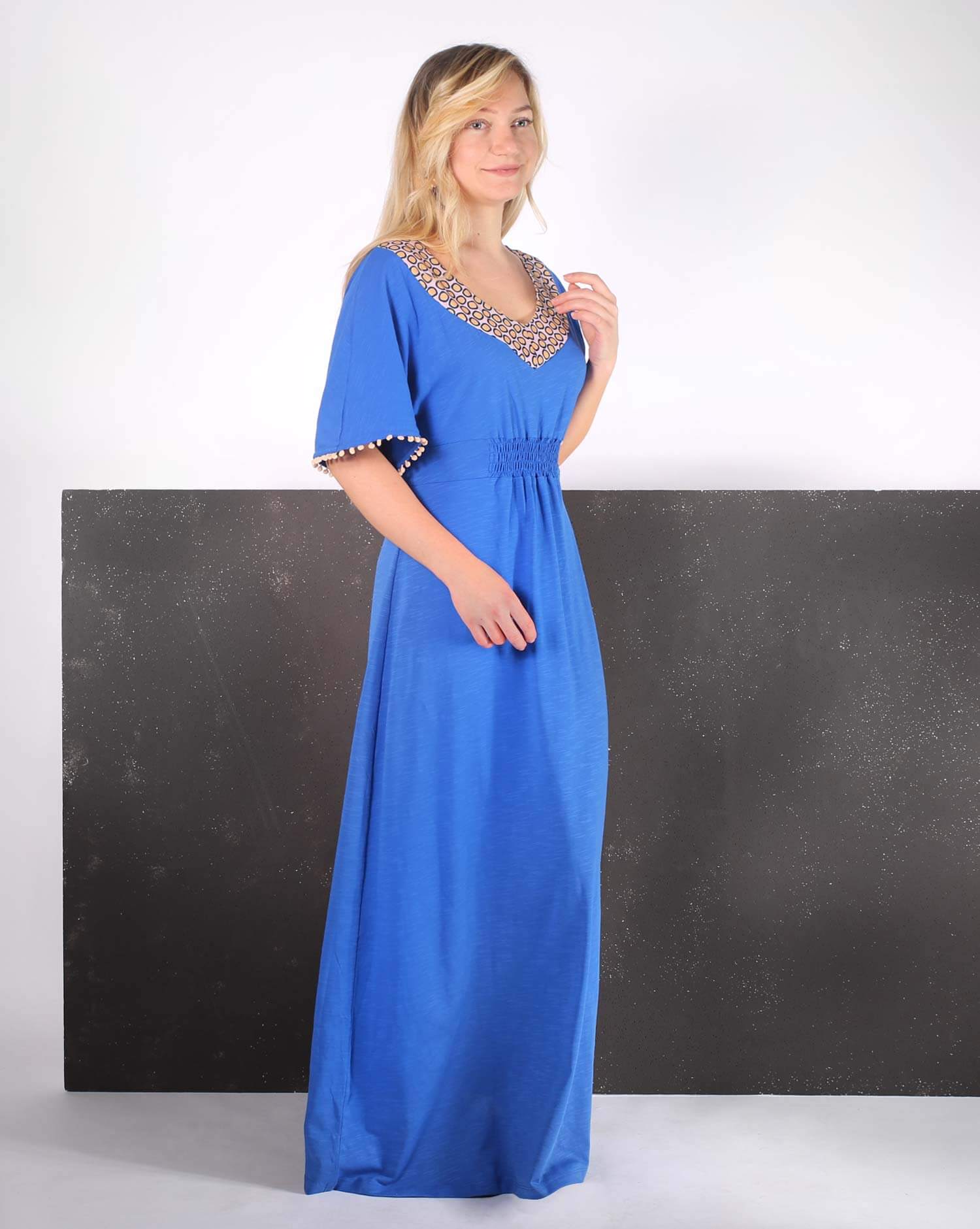 ROYAL BLUE LONG DRESS